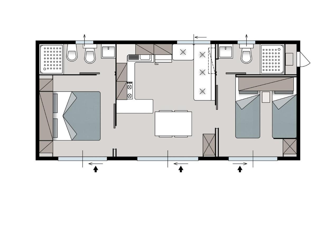 Premium Mobile Home In Novalja Bagian luar foto
